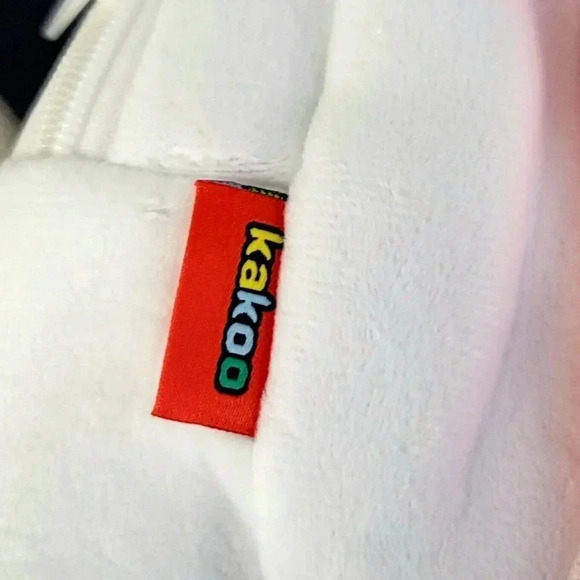 Cute Plush Unicorn toddler backpack White Toddler Travel Bag Kakoo New in bag - Picture 9 of 9